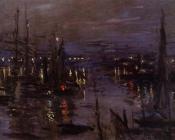 克劳德莫奈 - The Port of Le Havre, Night Effect
